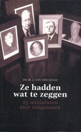 GRAAF, J. van der - Ze hadden wat te zeggen