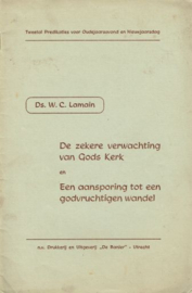 LAMAIN, W.C. - De zekere verwachting van Gods Kerk