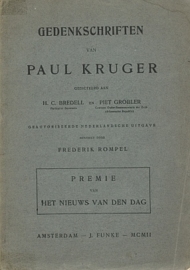 ROMPEL, Frederik - Gedenkschriften van Paul Kruger
