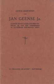 GEENSE, Jan - Eenige gedichten