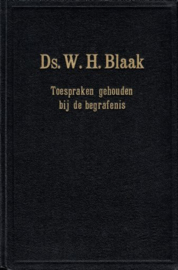 BLAAK, W.H. - Toespraken gehouden bij de begrafenis