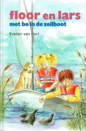 DORT, Evelien van - Floor en Lars met Bo in de zeilboot