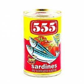 Sardines Red hot / 555 / 155 gram