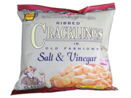 Salt & Vinegar Crackling / Oishi / 50 gram