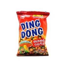 Hot and Spicy mixed Nuts / Ding Dong / 100 gram