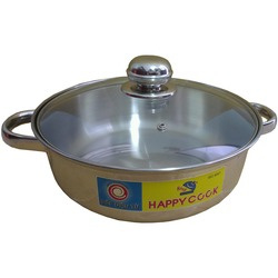 Pan with glass lid / Happy Cook / 26 cm