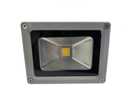 LED floodlight 10W zilvergrijs IP65 incl. 500 cm aansluitsnoer met RA stekker