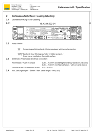 Friwo LED driver LT20-50/500 mA