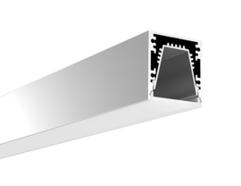 Opbouw aluminium LED profiel, breed en hoog model, 100cm