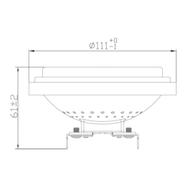 Noxion LED lamp 12V AR111 11.5W (=75W) 2700K deluxe warm wit