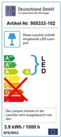 3-delige set LED meubel inbouwspots, geborsteld aluminium 4000K (natuurlijk wit)