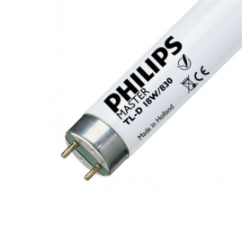 Philips TL buis 18W/830 warm wit (3000K)