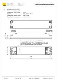 Friwo LED driver LT20-50/500 mA