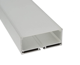 Opbouw aluminium LED profiel, breed model, 200cm