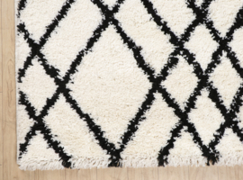 Vloerkleed Florence S. Natuur/Zwart VLC2018352