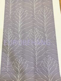 Paars Behang Bladeren 781311