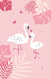 Behang Expresse Sweet Dreams Wallprint Flamingo ND21150