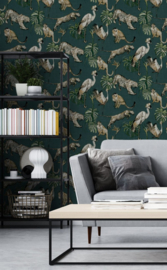 Behang jungle dieren 9705