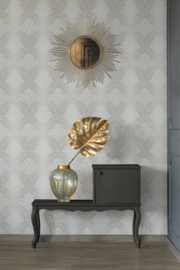 barok behang grıjs zılver metalıc 34860-2