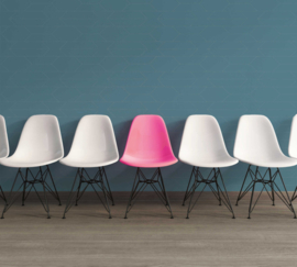 Blauw Grafisch Behang 34868-3