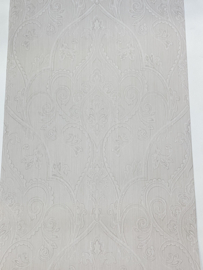 Beige Crème Damask Behang 80704