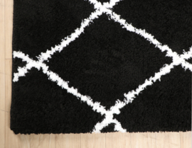 Vloerkleed Florence S. Wit/Zwart 200X300CM VLC2018821