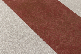 Rood Streep Behang 37271-5
