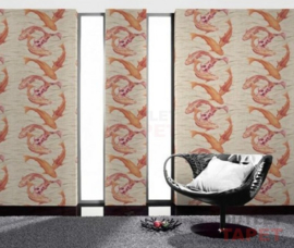 Rasch Natural Instinct 781007 koi Karper chinees behang