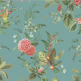 Eijffinger Pip Studio 5 behang Floris Petrol 300115