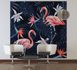 AS Creation Greenery Digital Print Flamingo II DD116613