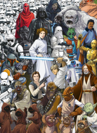 Fotobehang Star Wars – Classic Cartoon Collection