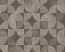 GRAFISCH HOUT BEHANG - AS Creation Metropolitan Stories 369133