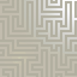 Dutch Wallcoverings Indulgence - Maze Taupe 12911 Behang