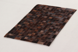 Vloerkleed In Leather Patch Mosaic Choco 9010758160230
