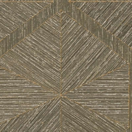 behang   My Home My Spa 38690-4 - 386904 Bruin  Goud