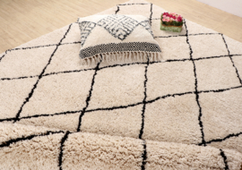 Vloerkleed Berlin Zand/Zwart 200X300CM VLC2015174