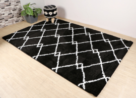 Vloerkleed Florence S. wit/zwart VLC2018820