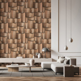Behang met 3d effect
