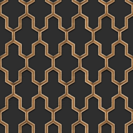 Dutch Wallcoverings Wall Fabric Geometric Behang WF121025