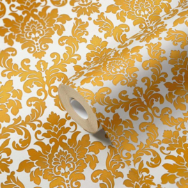 Goud wit Barok behang 36089-2