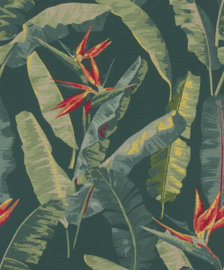 Bloemen behang vilis grun 863604