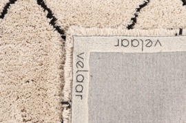 Vloerkleed Berlin Zand/Zwart 200X300CM VLC2015174