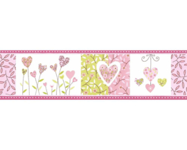 hartjes meisjes behangrand borte border bordure borta rand 6917-29