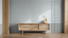 Behangrand 3d ovaal