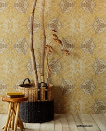 Eijffinger Siroc Wallpower 376095 Boho Flower Ochre