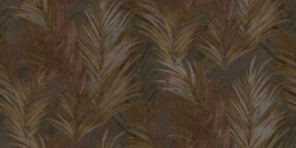 Behang met botanische bladeren