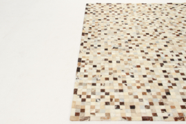 Vloerkleed In Leather Patch Mosaic 300X200CM 9010752160230