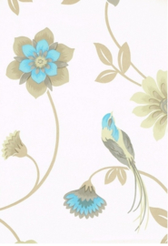 Dutch Wallcovering Bloemen & Vogel Behang 1214-5