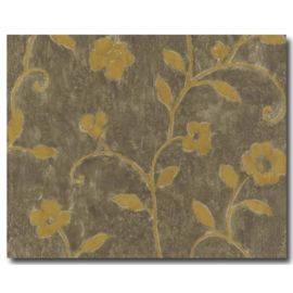bloemen behang bruin gauod 6762-14