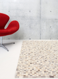 Vloerkleed In Leather Patch Mosaic 300X200CM 9010741200300